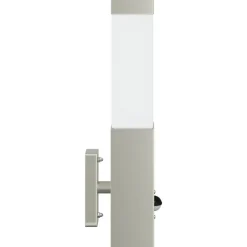 Verlichting*vidaXL Buiten Wandlamp Zilver 10.5 x 6 x 33 cm Roestvrij staal