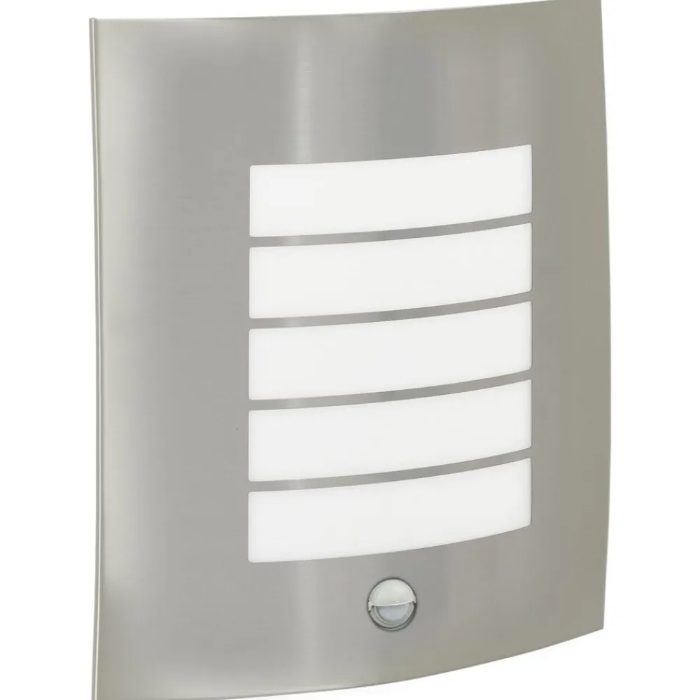 Verlichting*vidaXL Buiten Wandlamp Zilver 23.5 x 9 x 26 cm Roestvrij staal