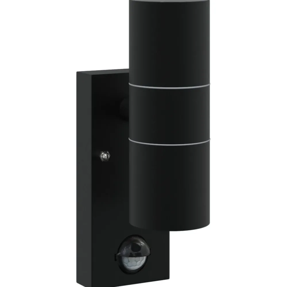 Buiten Wandlamp 7 x 10 x 22 cm RVS en Glas>vidaXL Online