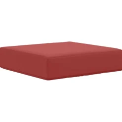 Woon- & Tuinaccessoires*vidaXL Buiten Zitkussen 40 x 40 x 8 cm 100% Polyester Wijnrood