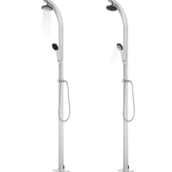 Buitendouche met e basis 220 cm aluminium>vidaXL Sale