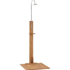 Zwembaden & Spa'S*vidaXL Buitendouche 75x75x210 cm massief teakhout