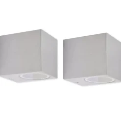 Buitenlamp kubusvormig 2st>vidaXL New