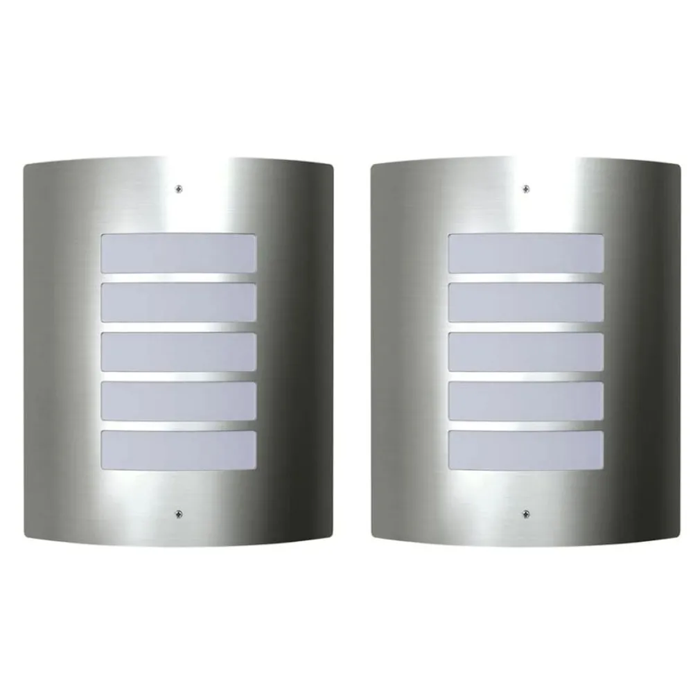 Buitenlamp RVS Falerna 2 st>vidaXL Online