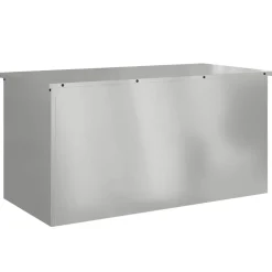 Huishoudelijke Benodigdheden*vidaXL Buitenopslagdoos Zilver 100 x 50,5 x 50 cm Staal Gegalvaniseerd staal
