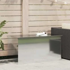 Huishoudelijke Benodigdheden*vidaXL Buitenopslagdoos Zilver 100 x 50,5 x 50 cm Staal Gegalvaniseerd staal
