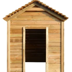 Buitenspeelhuis 120x120x146 cm grenenhout>vidaXL New