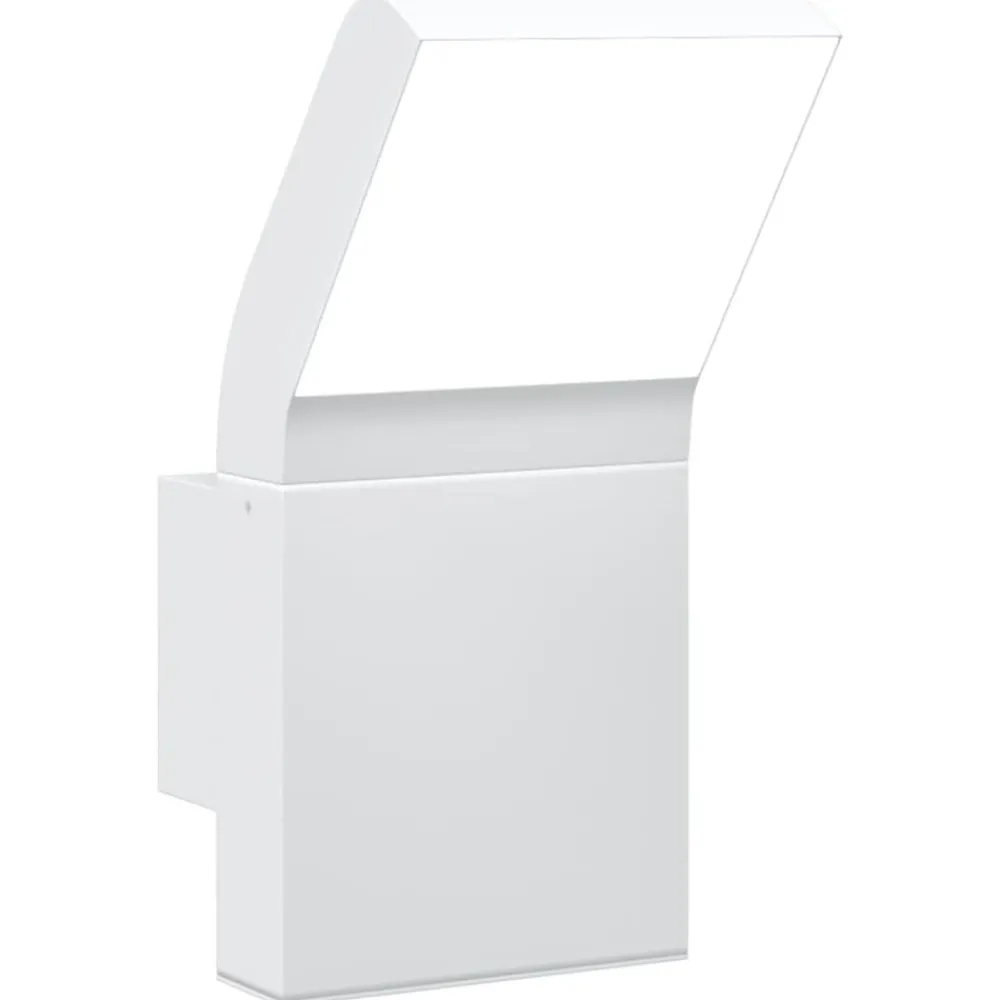 Verlichting*vidaXL Buitenwandlamp LED gegoten aluminium Wit