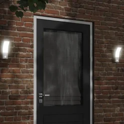 Buitenwandlamp LED met sensors gegoten aluminium>vidaXL New
