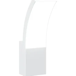 Verlichting*vidaXL Buitenwandlamp LED gegoten aluminium Wit
