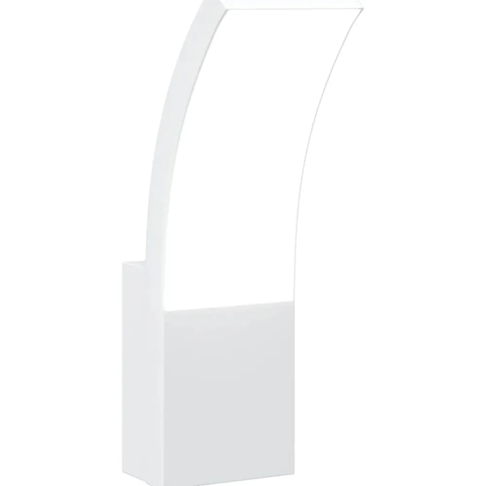 Verlichting*vidaXL Buitenwandlamp LED gegoten aluminium Wit