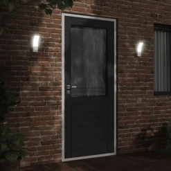 Verlichting*vidaXL Buitenwandlamp LED gegoten aluminium Wit
