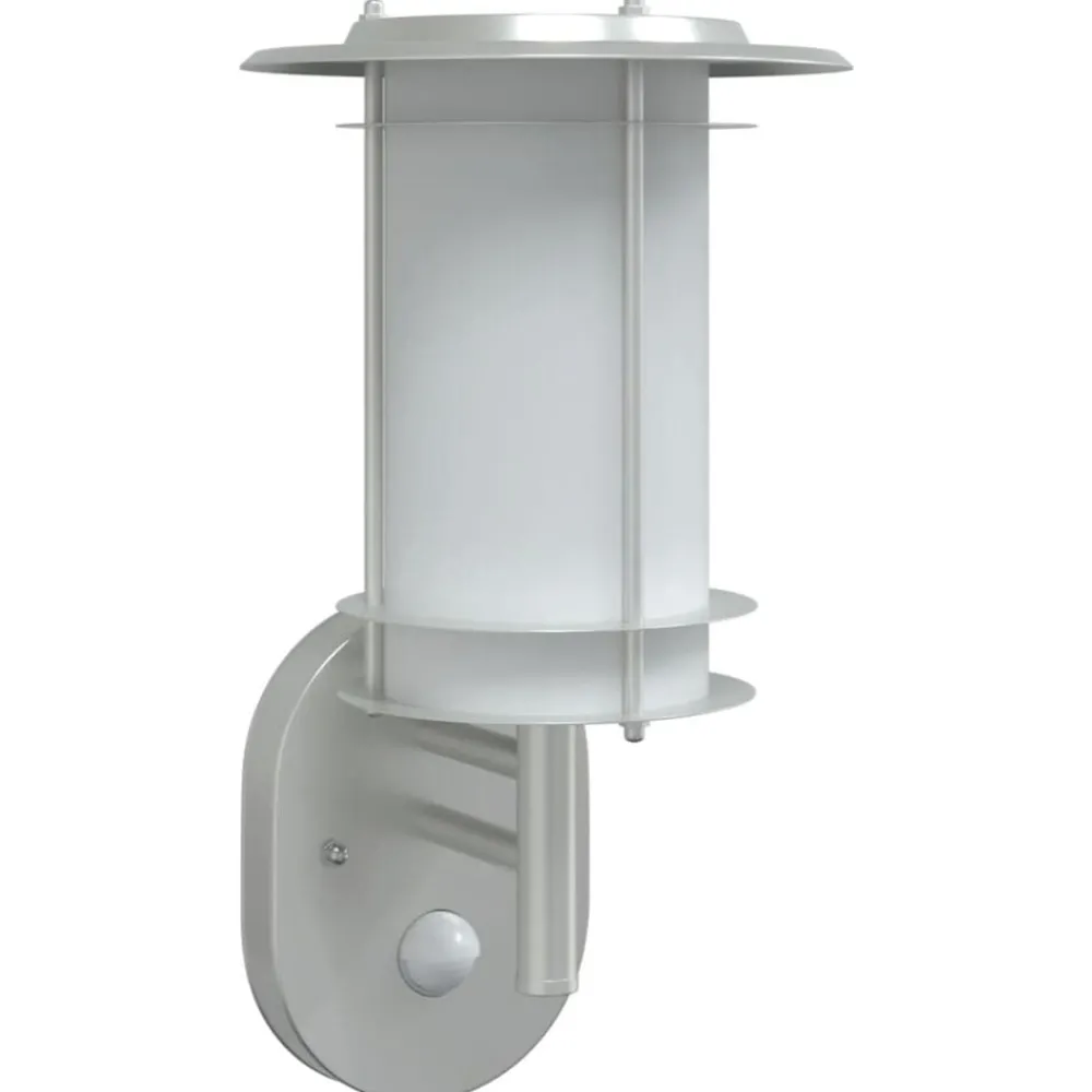 Buitenwandlamp met sensor roestvrij staal kleurig>vidaXL New
