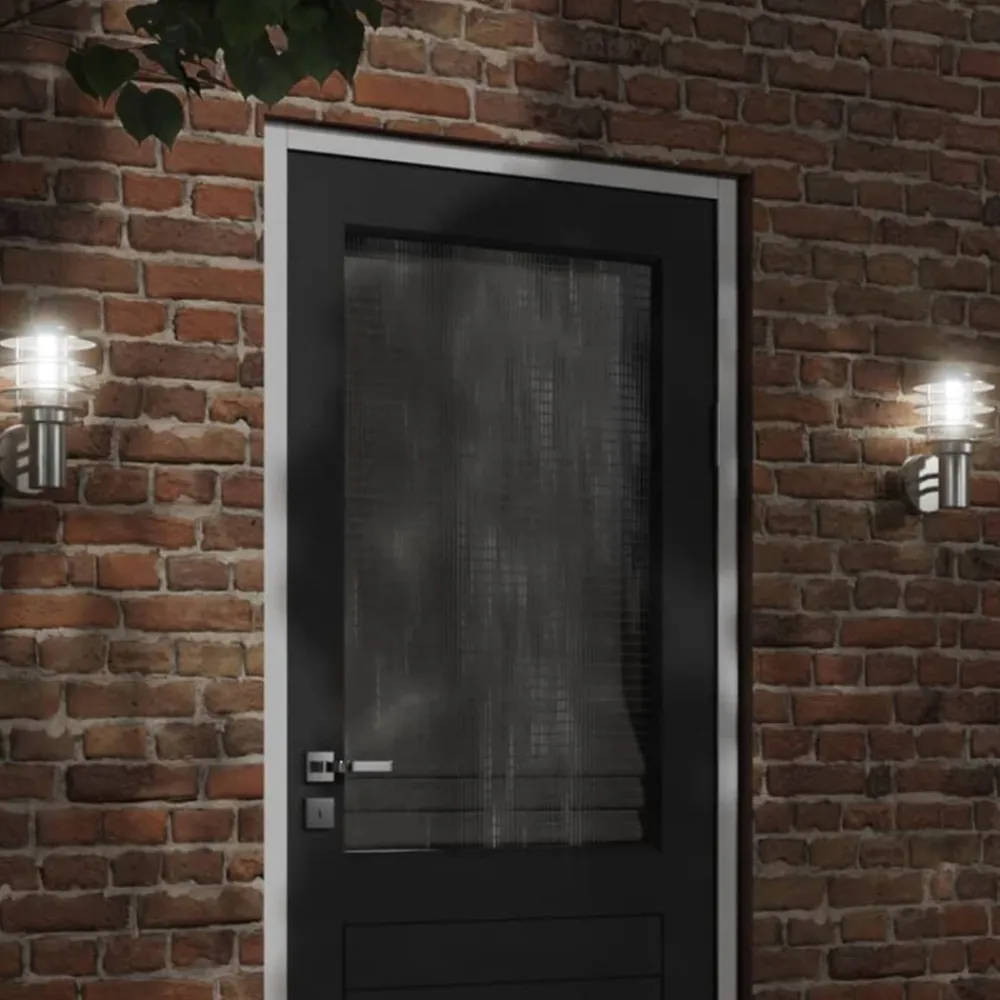 Buitenwandlamp roestvrij staal kleurig>vidaXL New