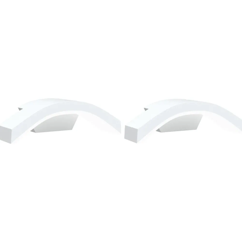 Buitenwandlampen 2 st LED gegoten aluminium>vidaXL Hot