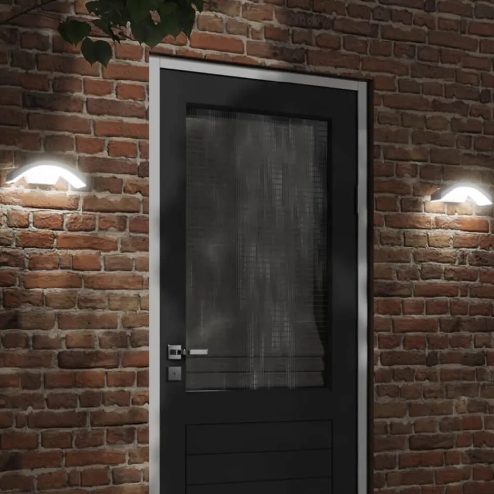 Buitenwandlampen 2 st LED gegoten aluminium>vidaXL Hot