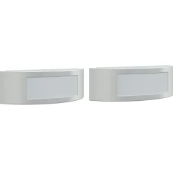 Verlichting*vidaXL Buitenwandlampen 2 st roestvrij staal kleurig Zilver
