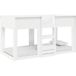 Bunk Bed voor Kinderen 75 x 190 cm Bewerkt hout>vidaXL New