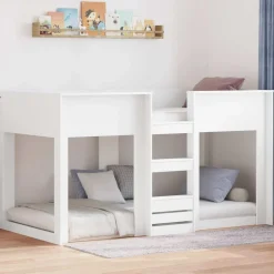 Bunk Bed voor Kinderen 75 x 190 cm Bewerkt hout>vidaXL New