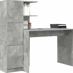 Bureau 2 pcs Beton Grijs><noscript><img width=