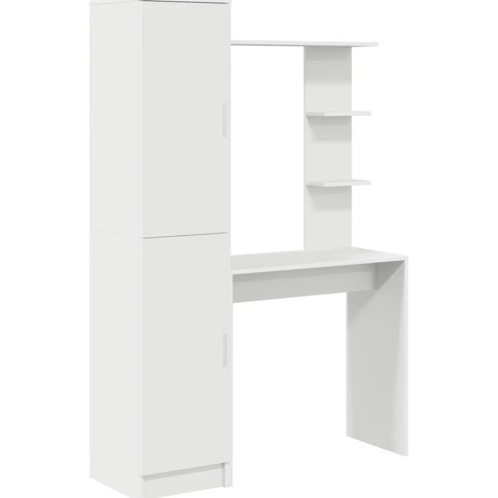 Kantoormeubelen*vidaXL Bureau 2 pcs Wit