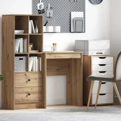 Bureau Artisan Eiken 60 x 40 x 76 cm>vidaXL Hot