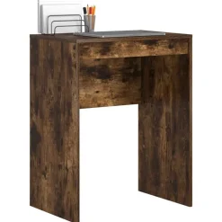 Kantoormeubelen*vidaXL Bureau 60 x 40 x 76 cm Gerookt eiken