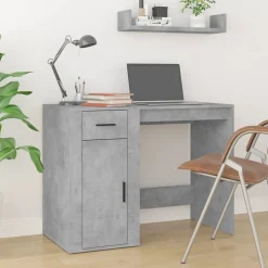 Bureau met kast bewerkt hout><noscript><img width=