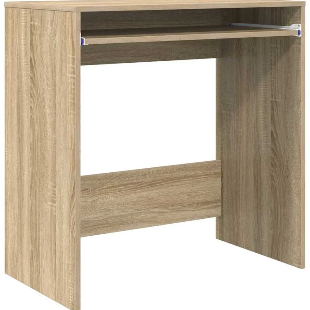 Kantoormeubelen*vidaXL Bureau met lade 77.5 x 43 x 79 cm Bewerkt hout Sonoma eiken