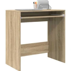 Kantoormeubelen*vidaXL Bureau met lade 77.5 x 43 x 79 cm Bewerkt hout Sonoma eiken