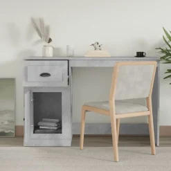 Bureau met lade 115x50x75 cm bewerkt hout><noscript><img width=