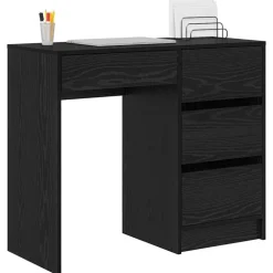 Bureau met lade 90 x 37,5 x 75 cm Bewerkt hout><noscript><img width=