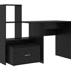 Bureau met lade 131,5 x 50 x 106,5 cm Bewerkt hout>vidaXL