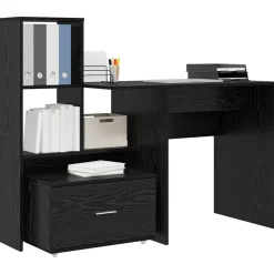 Bureau met lade 131,5 x 50 x 106,5 cm Bewerkt hout><noscript><img width=