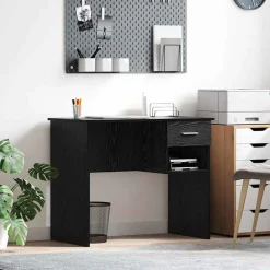 Bureau met lade 90 x 49 x 75 cm Bewerkt hout>vidaXL Clearance