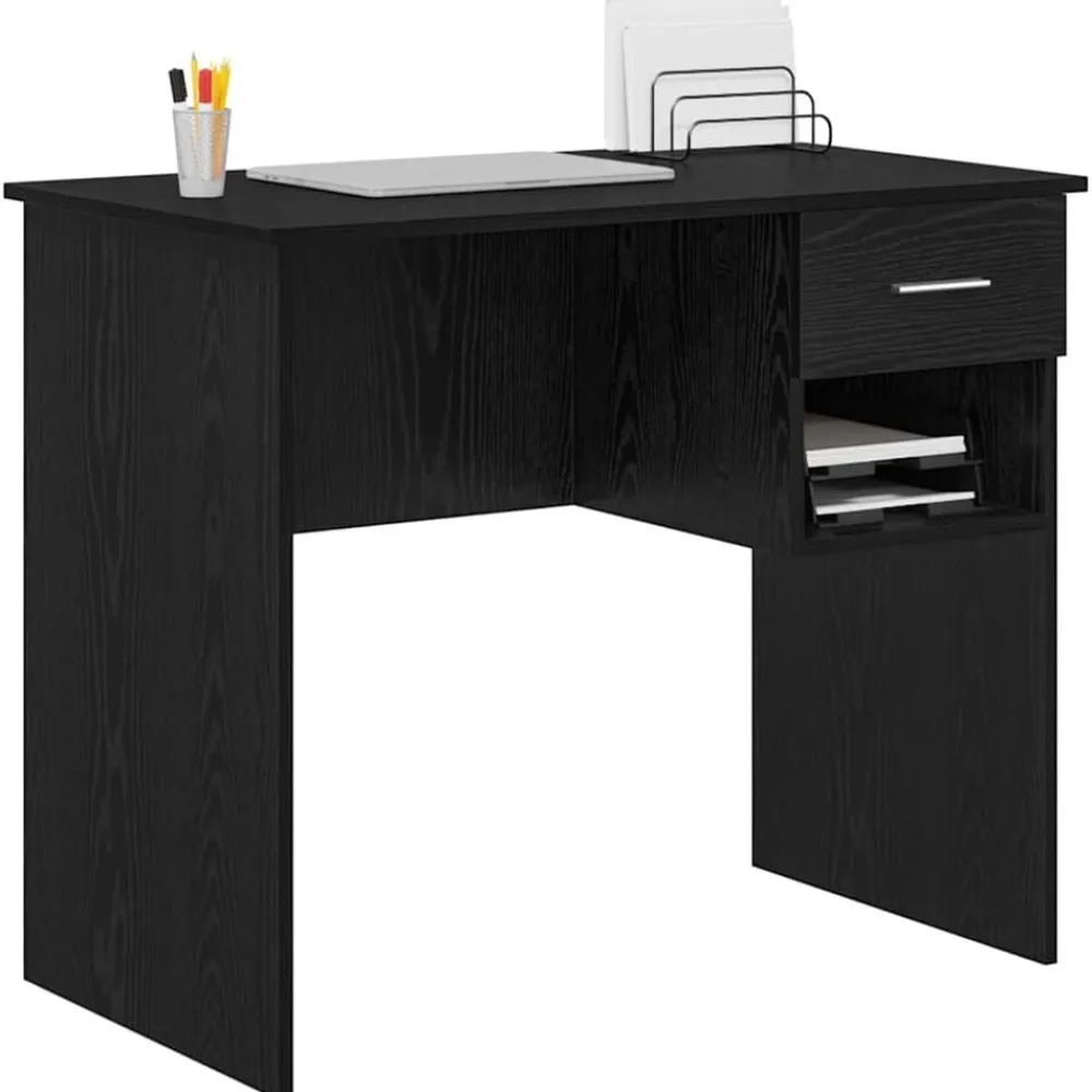 Bureau met lade 90 x 49 x 75 cm Bewerkt hout>vidaXL Clearance