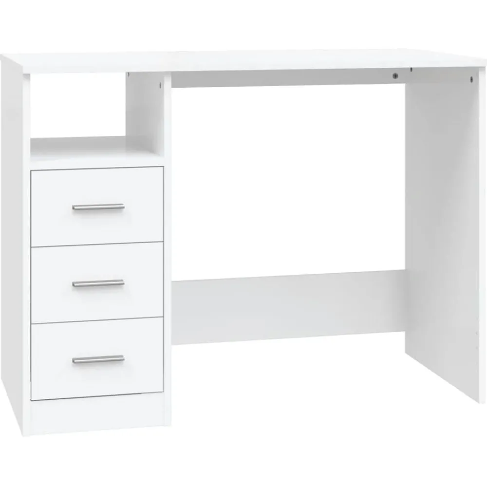 Bureau met lades 102x50x76 cm bewerkt hout>vidaXL Clearance