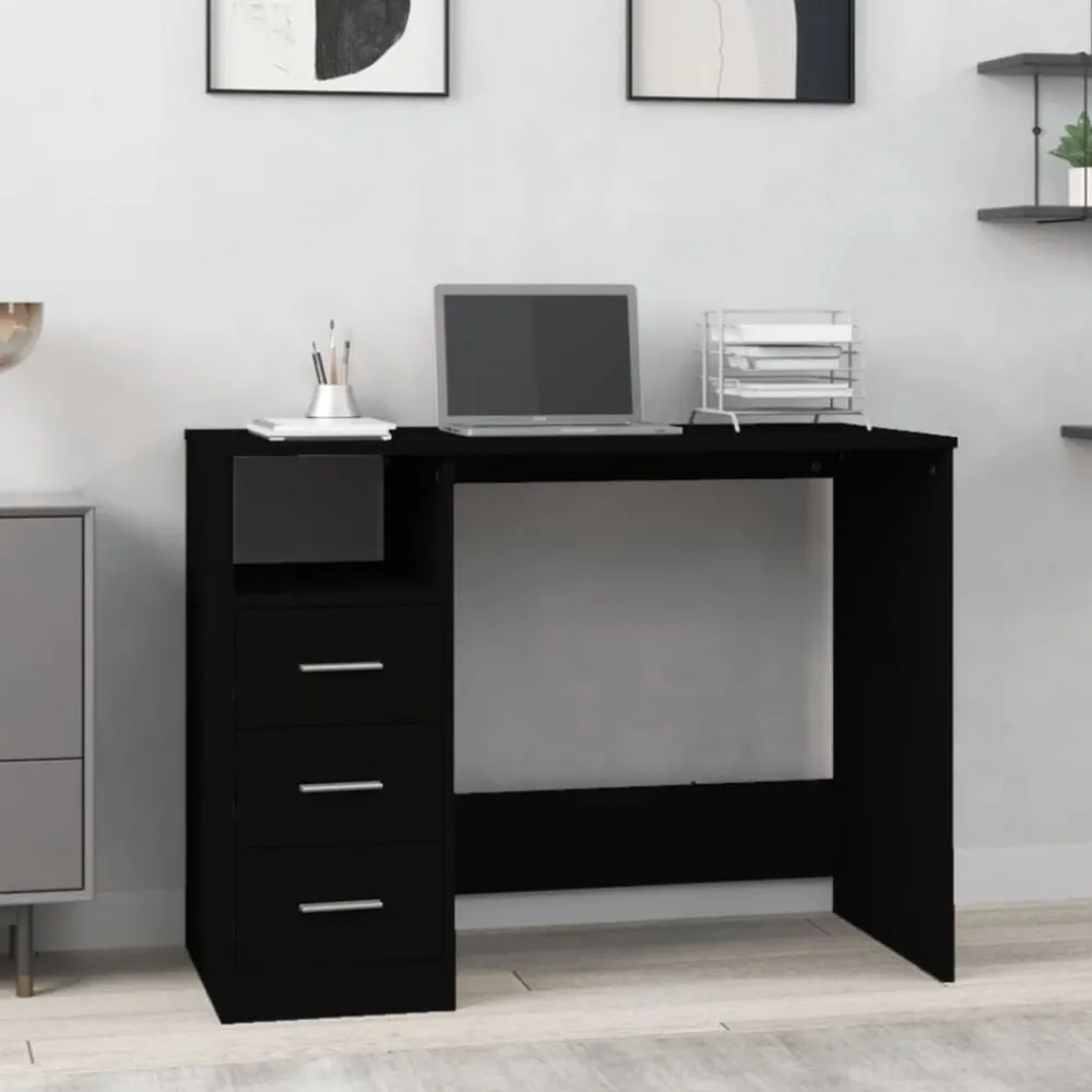 Bureau met lades 102x50x76 cm bewerkt hout>vidaXL Hot