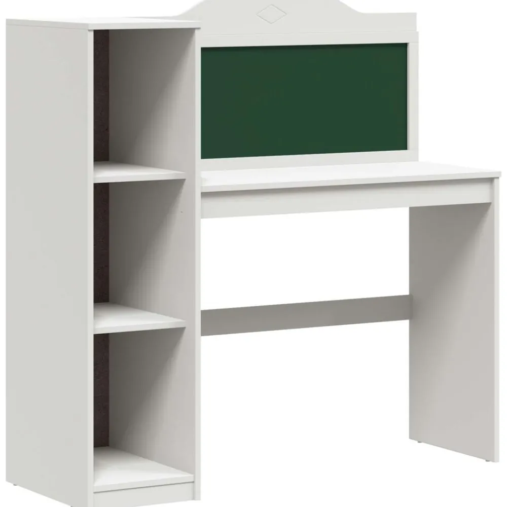 Bureau met open opbergruimte en schoolbord met plank ROROS>vidaXL Clearance