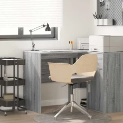 Bureau met plank 102 x 50 x 75 cm Bewerkt hout>vidaXL Hot