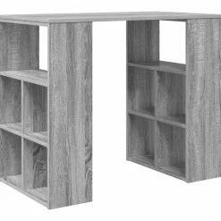 Bureau met plank 90 x 50 x 75 cm Bewerkt hout>vidaXL Online