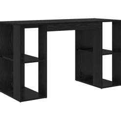 Bureau met plank 130 x 50.5 x 75 cm Bewerkt hout>vidaXL Best