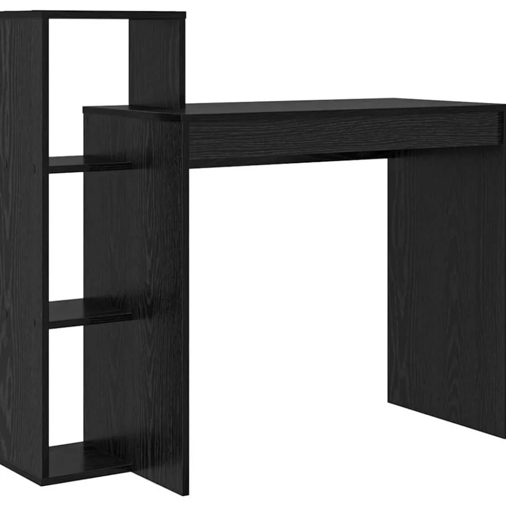 Bureau met plank 100 x 40 x 90 cm Bewerkt hout>vidaXL Online