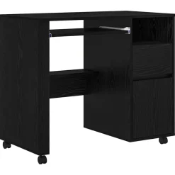 Bureau met Wielen 91 x 50 x 77 cm Bewerkt hout>vidaXL Sale