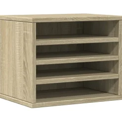 Kantoorartikelen*vidaXL Bureau organiser 36x26x29,5 cm bewerkt hout kleurig Sonoma eiken