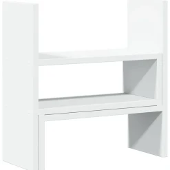 Elektronica*vidaXL Bureau organiser 40x17x41 cm bewerkt hout Wit