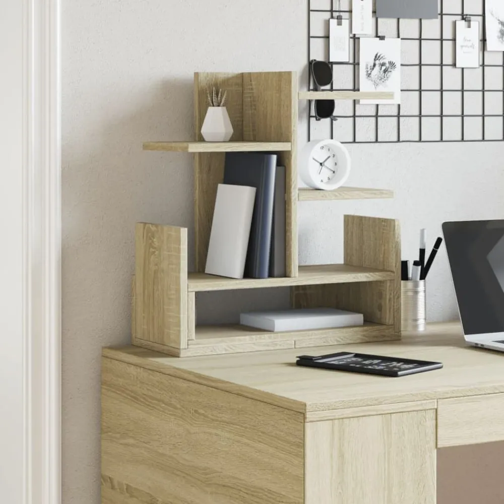 Bureau organiser 49x20x52,5 cm bewerkt hout kleurig>vidaXL Clearance