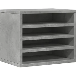 Bureau organiser 36x26x29,5 cm bewerkt hout>vidaXL Discount