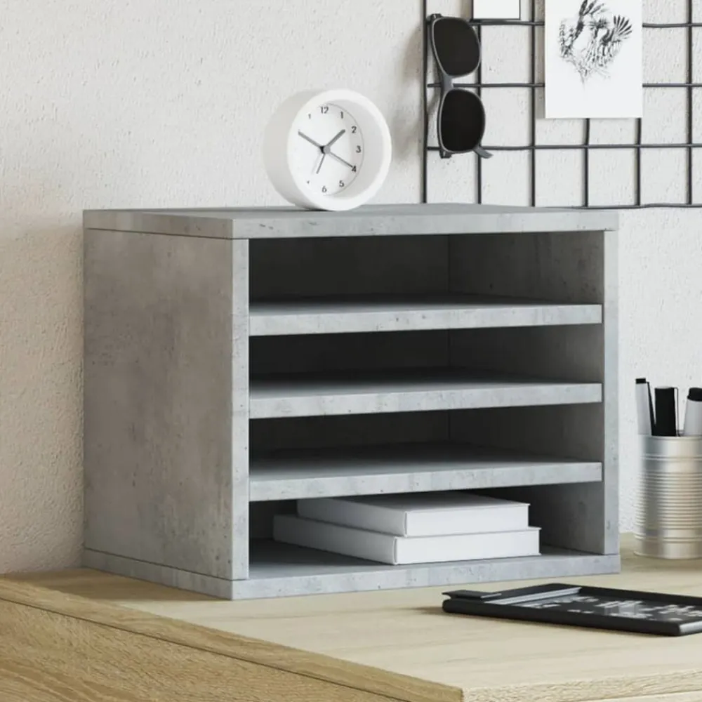 Bureau organiser 36x26x29,5 cm bewerkt hout>vidaXL Discount