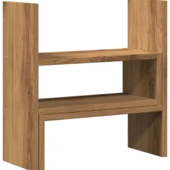 Bureau organiser 40x17x41 cm bewerkt hout artisanaal eiken>vidaXL Online